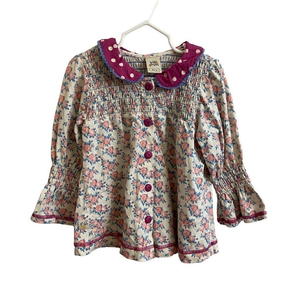 Wildflowers Primrose Written in the Stars Top Size 6